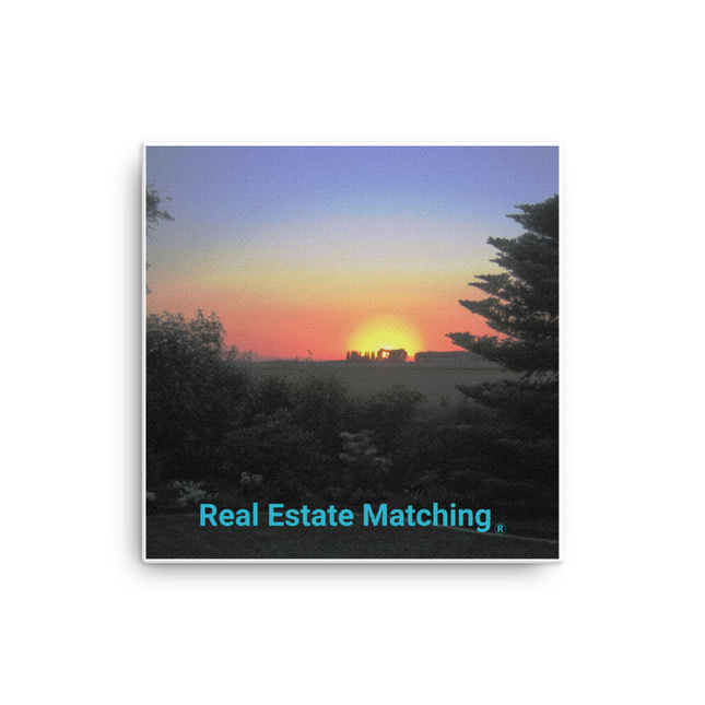 Beautiful Sunset Sinari Canvas with realestatematching without key Logo