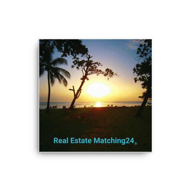 Beautiful Sea View Canvas with realestatematching24 without key Logo