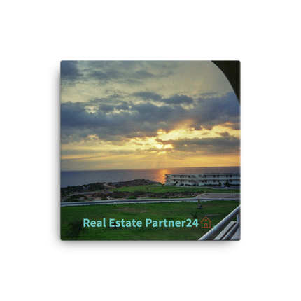 Natural View Canvas with realestatepartner24 with house Logo