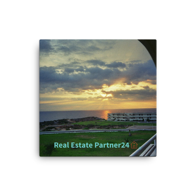 Natural View Canvas with realestatepartner24 with house Logo