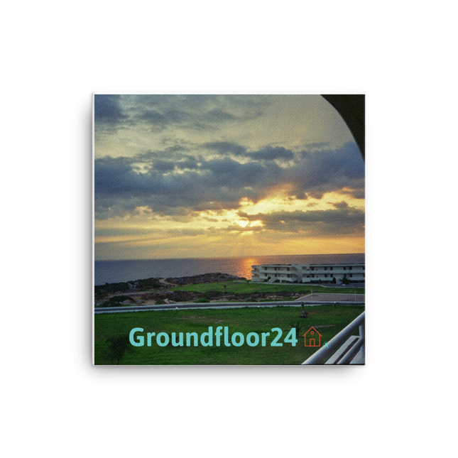 Natural View Canvas with Groundfloor24 with House Logo