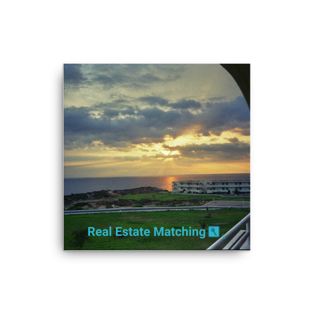 Natural View Canvas with realestatematching with key Logo