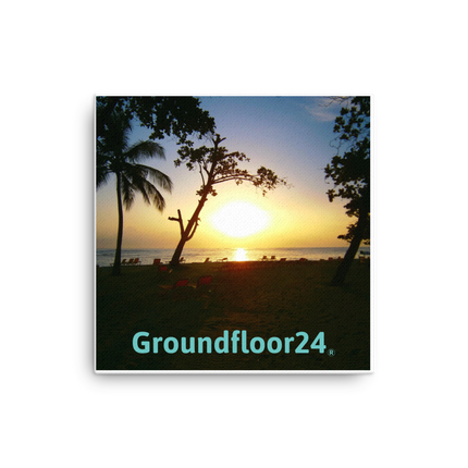 Beautiful Sea View Canvas with Groundfloor24 without House Logo