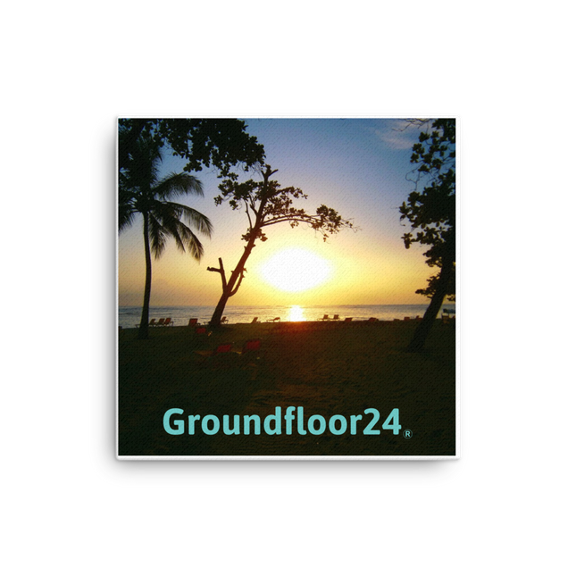 Beautiful Sea View Canvas with Groundfloor24 without House Logo