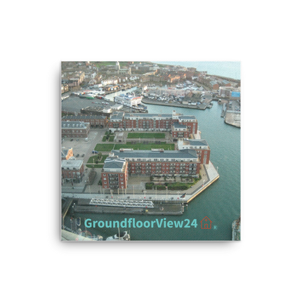 Nice City Canvas with groundfloorview24 with House Logo
