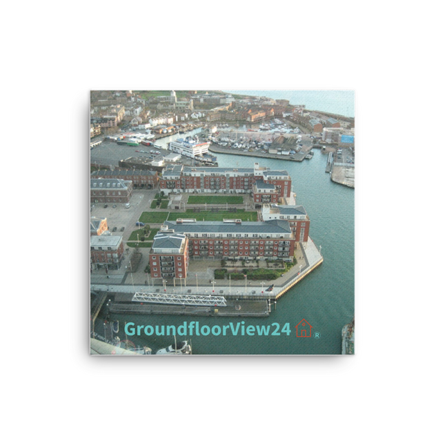 Nice City Canvas with groundfloorview24 with House Logo