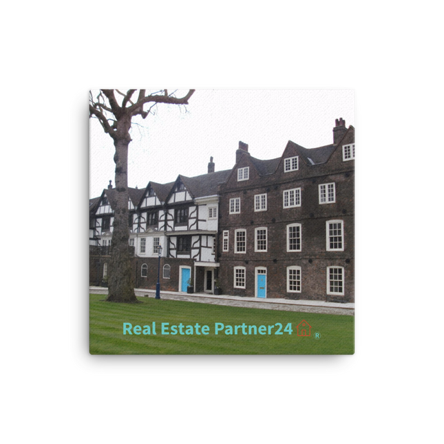Beautiful Palace Canvas with realestatepartner24 with house Logo