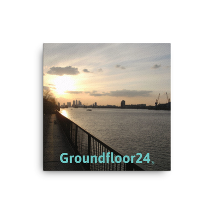 Awesome River View Canvas with Groundfloor24 without House Logo