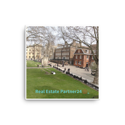 Beautiful Park Canvas with realestatepartner24 with house Logo