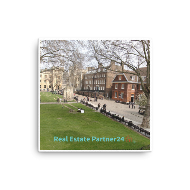 Beautiful Park Canvas with realestatepartner24 with house Logo