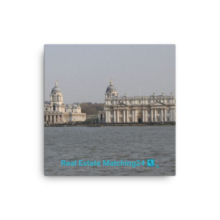 Riverside Beauty Canvas with realestatematching24 with key Logo