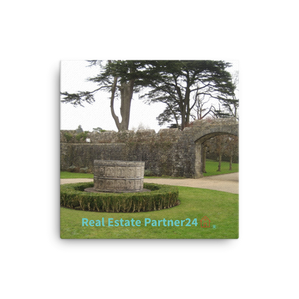 Nature's Wonders Canvas with realestatepartner24 with house Logo