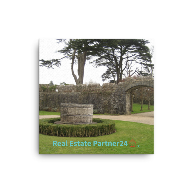 Nature's Wonders Canvas with realestatepartner24 with house Logo