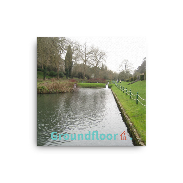 Lakeside Beauty Canvas with Groundfloor with House Logo