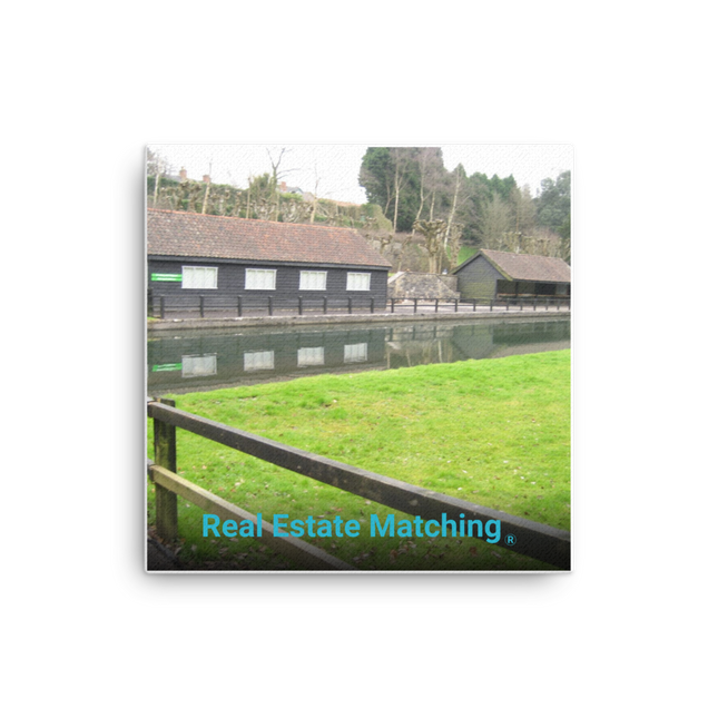 Lakeside Serenity Canvas with realestatematching without key Logo