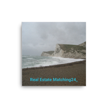 Waves and Sand Canvas with realestatematching24 without key Logo