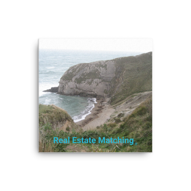 Sea & Hills Canvas with realestatematching without key Logo