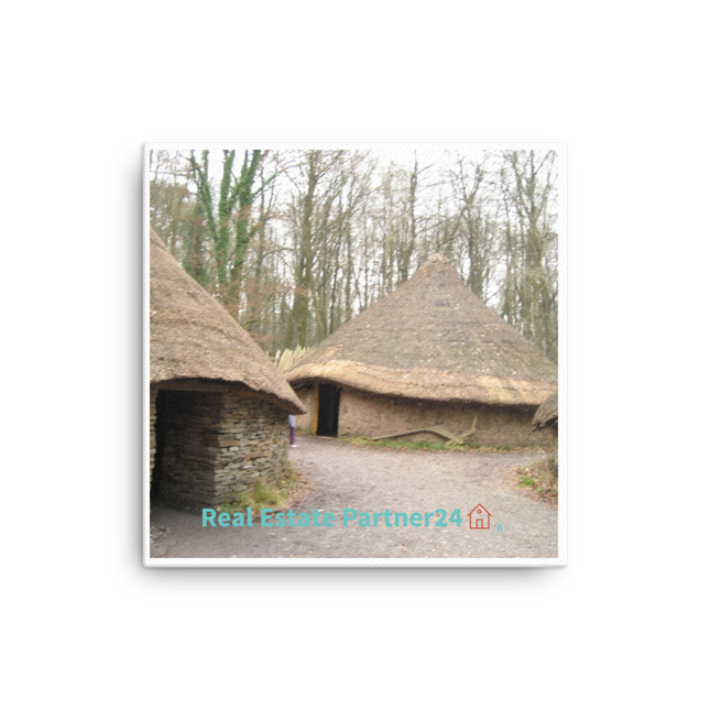 Village Charm Canvas with realestatepartner24 with house Logo