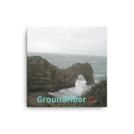 Coastal Escape Canvas with Groundfloor with House Logo