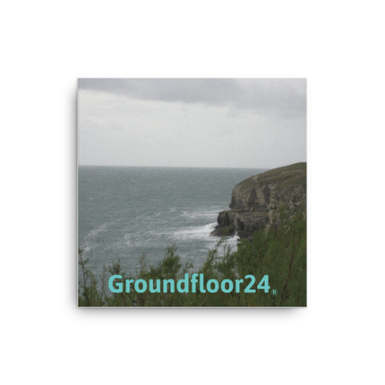 Seaside Serenity Canvas with Groundfloor24 without House Logo