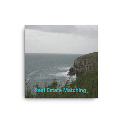 Seaside Serenity Canvas with realestatematching without key Logo