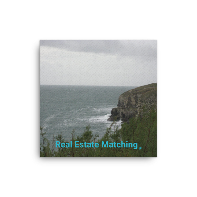 Seaside Serenity Canvas with realestatematching without key Logo