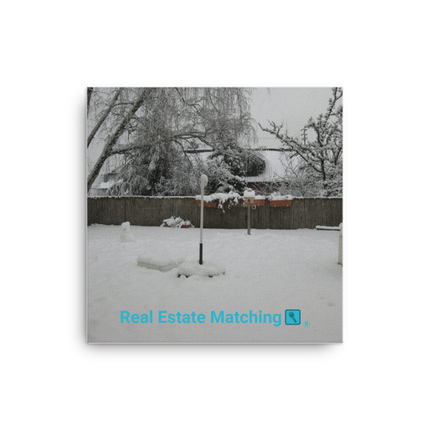 Winter Wonderland Canvas with realestatematching with key Logo