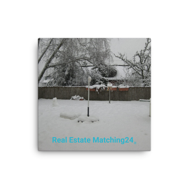 Winter Wonderland Canvas with realestatematching24 without key Logo
