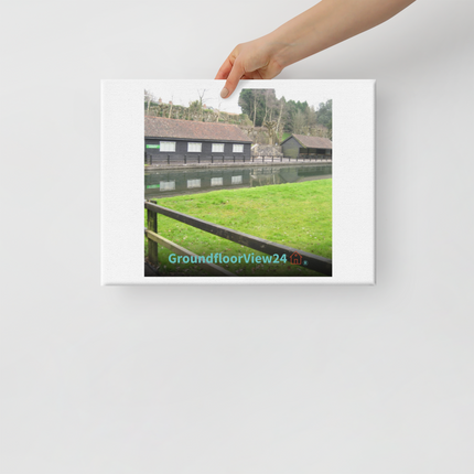 Lakeside Serenity Canvas with groundfloorview24 with House Logo
