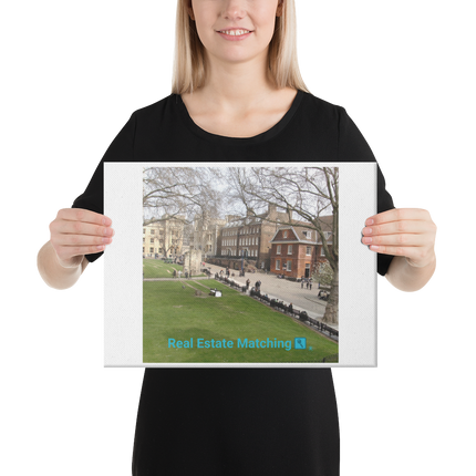 Beautiful Park Canvas with realestatematching with key Logo