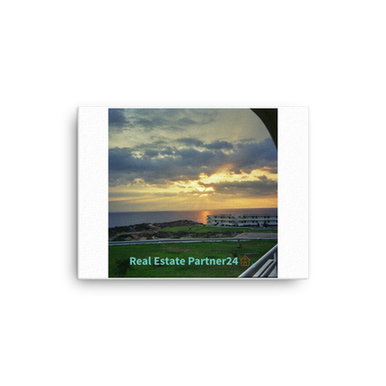 Natural View Canvas with realestatepartner24 with house Logo