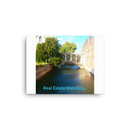 Beautiful Canel Canvas with realestatematching without key Logo