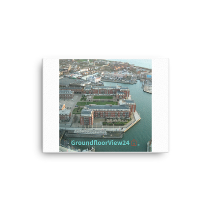 Nice City Canvas with groundfloorview24 with House Logo