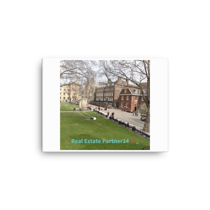 Beautiful Park Canvas with realestatepartner24 with house Logo