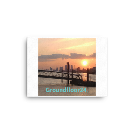 Evening Glow Canvas with Groundfloor24 without House Logo