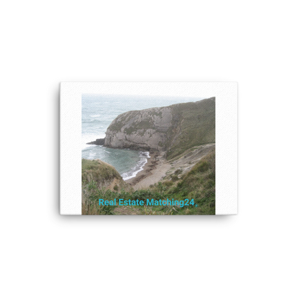 Sea & Hills Canvas with realestatematching24 without key Logo
