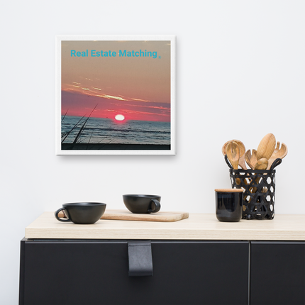 Beutiful Canvas with Real Estate Matching Logo