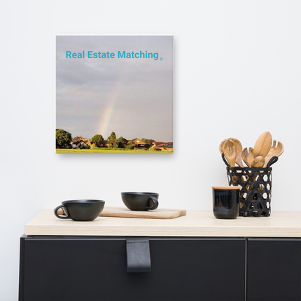 The Rainbow Sinari Canvas with Real Estate Matching Logo