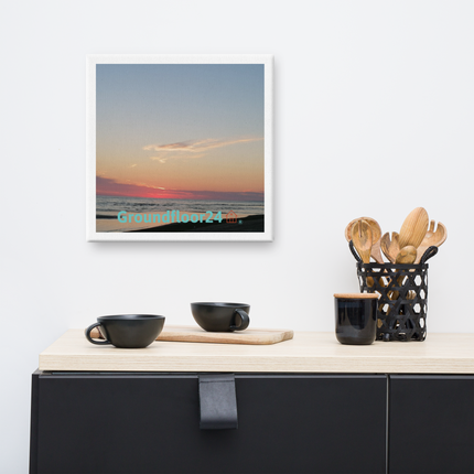 Sunset Sinari Canvas with Groundfloor24 Logo