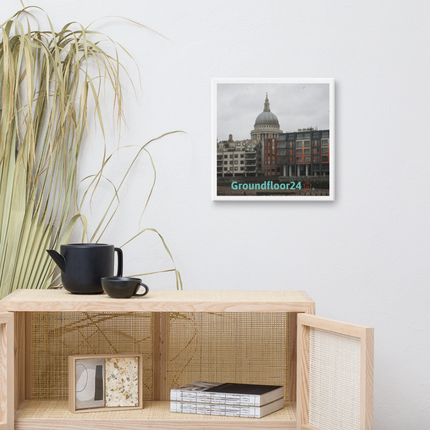 St. Paul's Cathedral Canvas with Groundfloor24 Logo