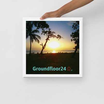 Beautiful Sea View Canvas with Groundfloor24 without House Logo