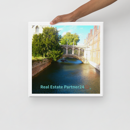 Beautiful Canel Canvas with realestatepartner24 with house Logo
