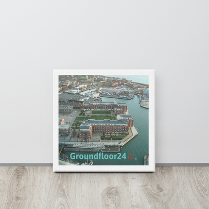 Nice City Canvas with Groundfloor24 with House Logo