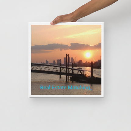 Evening Glow Canvas with realestatematching without key Logo