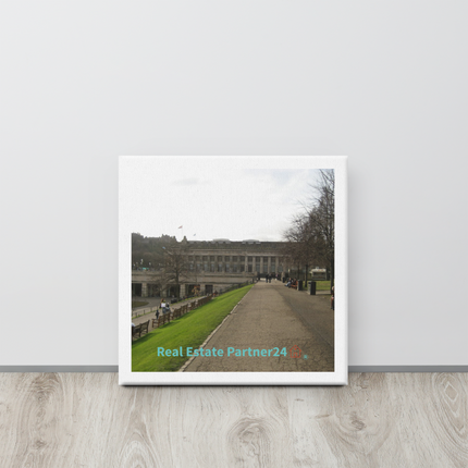 Majestic Palace Canvas with realestatepartner24 with house Logo