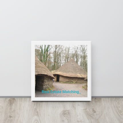 Village Charm Canvas with realestatematching without key Logo