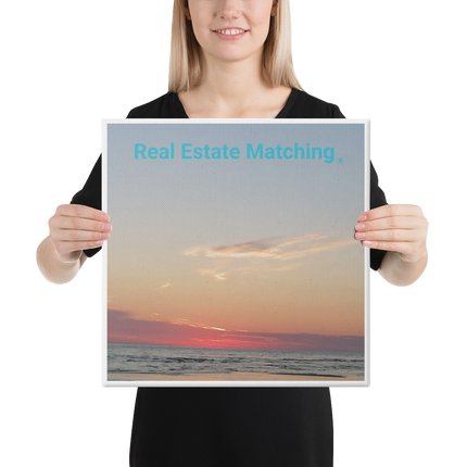 Sunset Sinari Canvas with Real Estate Matching Logo