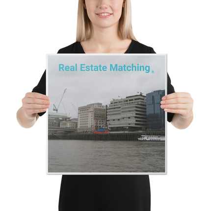 Beautiful Place Canvas with Real Estate Matching Logo