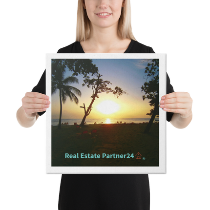Beautiful Sea View Canvas with realestatepartner24 with house Logo