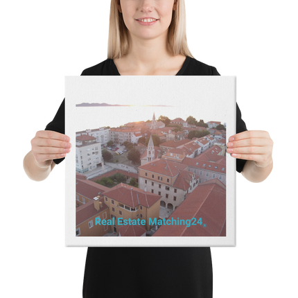 Roof Sunset View Canvas with realestatematching24 without key Logo